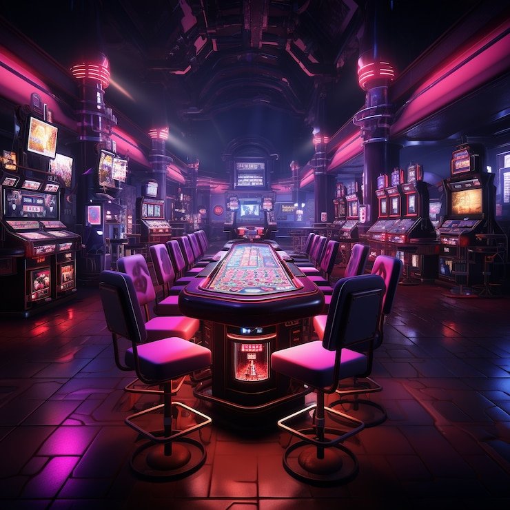 Studio live dealer basic4d dengan setup kamera profesional dan dealer berpengalaman